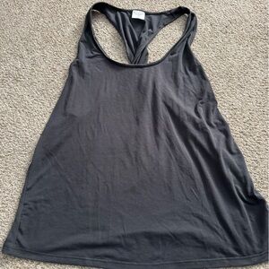 Athleta Charcoal Racerback Tank Top